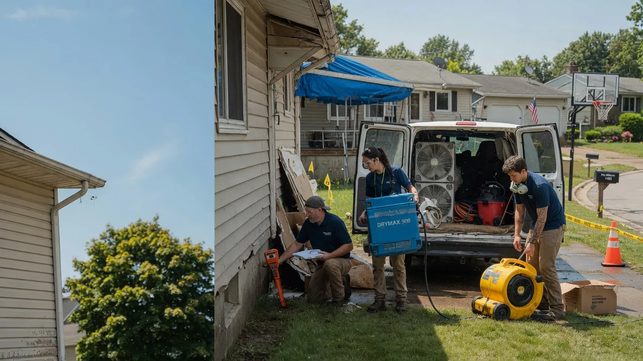 Ceiling Leak Cleanup in Somerville, OH near me